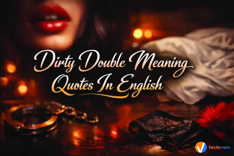 dirty double meaning quotes in english